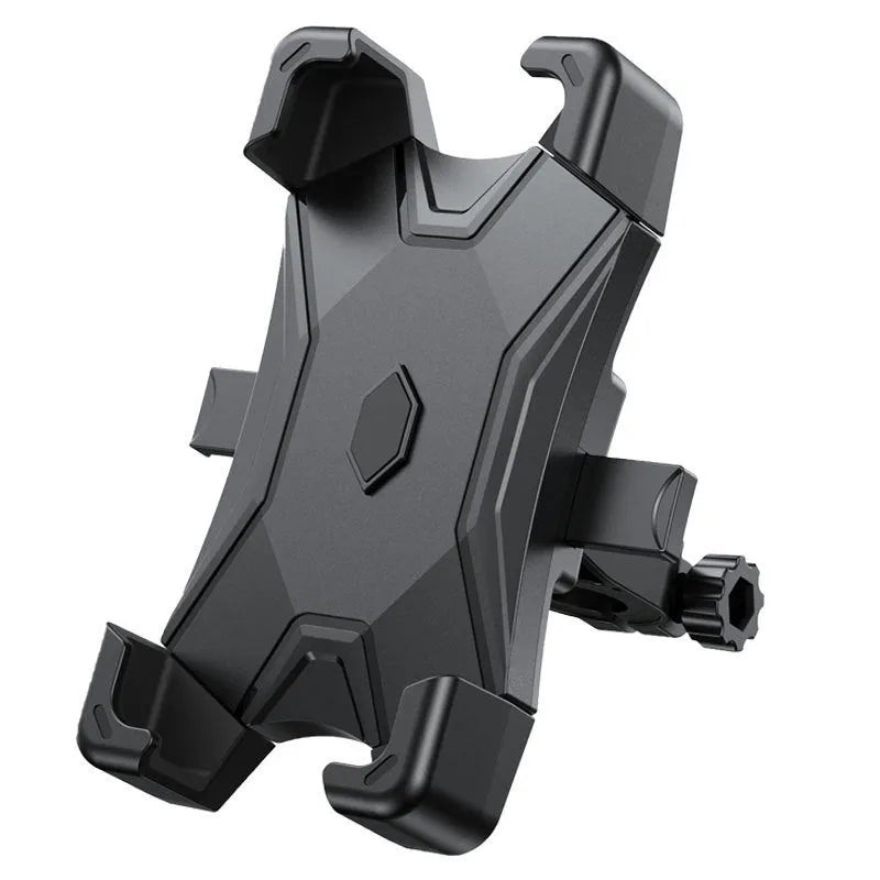 Universal shockproof mobile phone bracket for bicycle handlebar or motorcycle rearview mirror