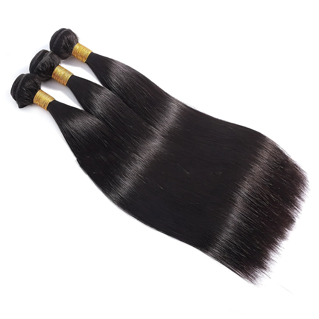 Real human hair wig black hand-woven long hair available in 8 to 30 inch lengths