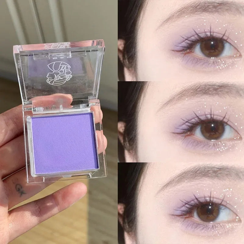 Single pan of bright yellow matte monochrome eyeshadow with 2g net content