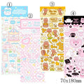 Waterproof PVC cartoon stickers for notebook decoration and office stationery