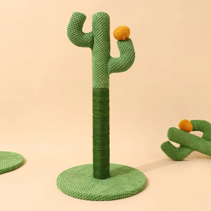 Masson cactus cat scratch board climbing frame with cotton thread scratching surface