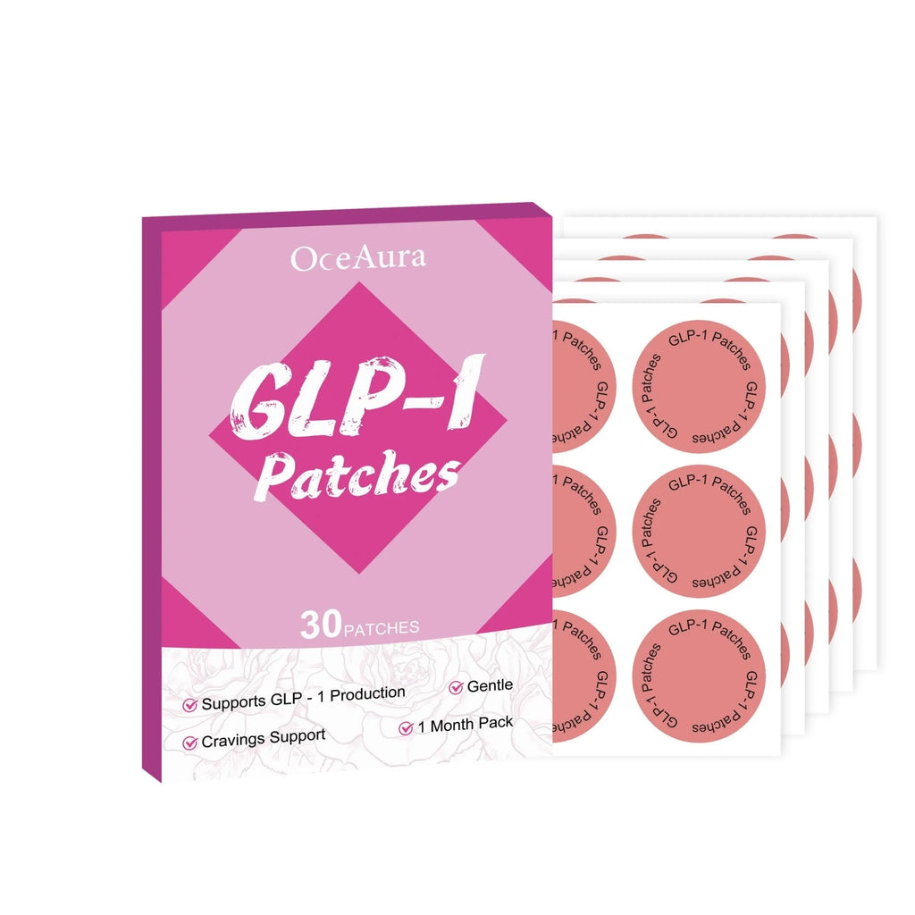 Appetite control auxiliary patch pack of 30 patches with acetyl hexapeptide-8 and rose oil
