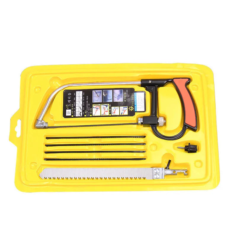 7in1 alloy steel hand saw set with interchangeable blades for DIY cutting and pruning