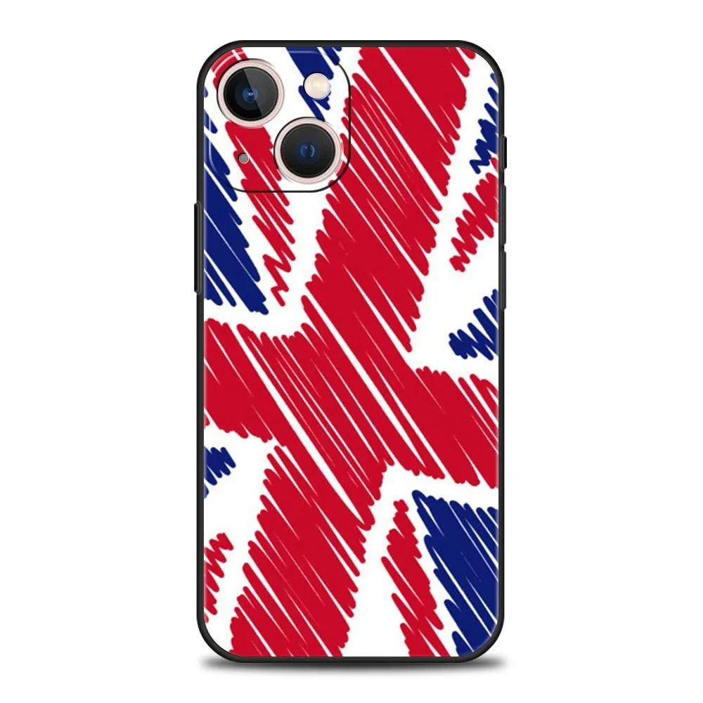 Painted TPU phone case with floral and plant cartoon design for iPhone 13 Pro Max in European style