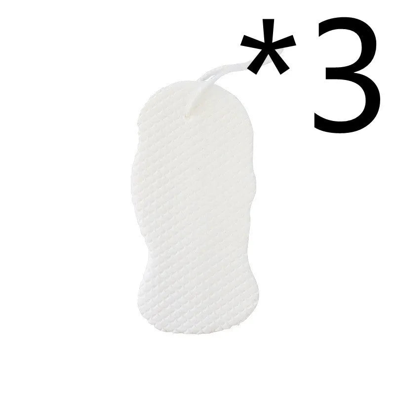 3D fish scale pattern bath sponge ball in white, grey, pink or light blue colours for gentle body exfoliation