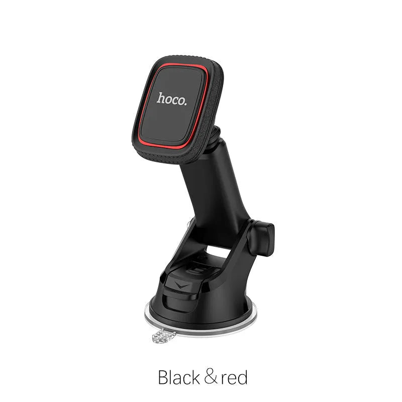 Dashboard stretch rod on-board bracket in black and red, 170x65x95mm, with silicone pads and magnet
