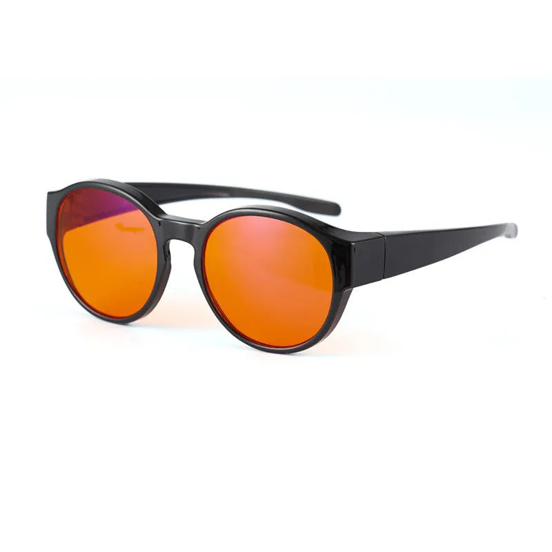 Anti-blue light glasses with PRO lens, PC frame, circle shape, 99% blue light block
