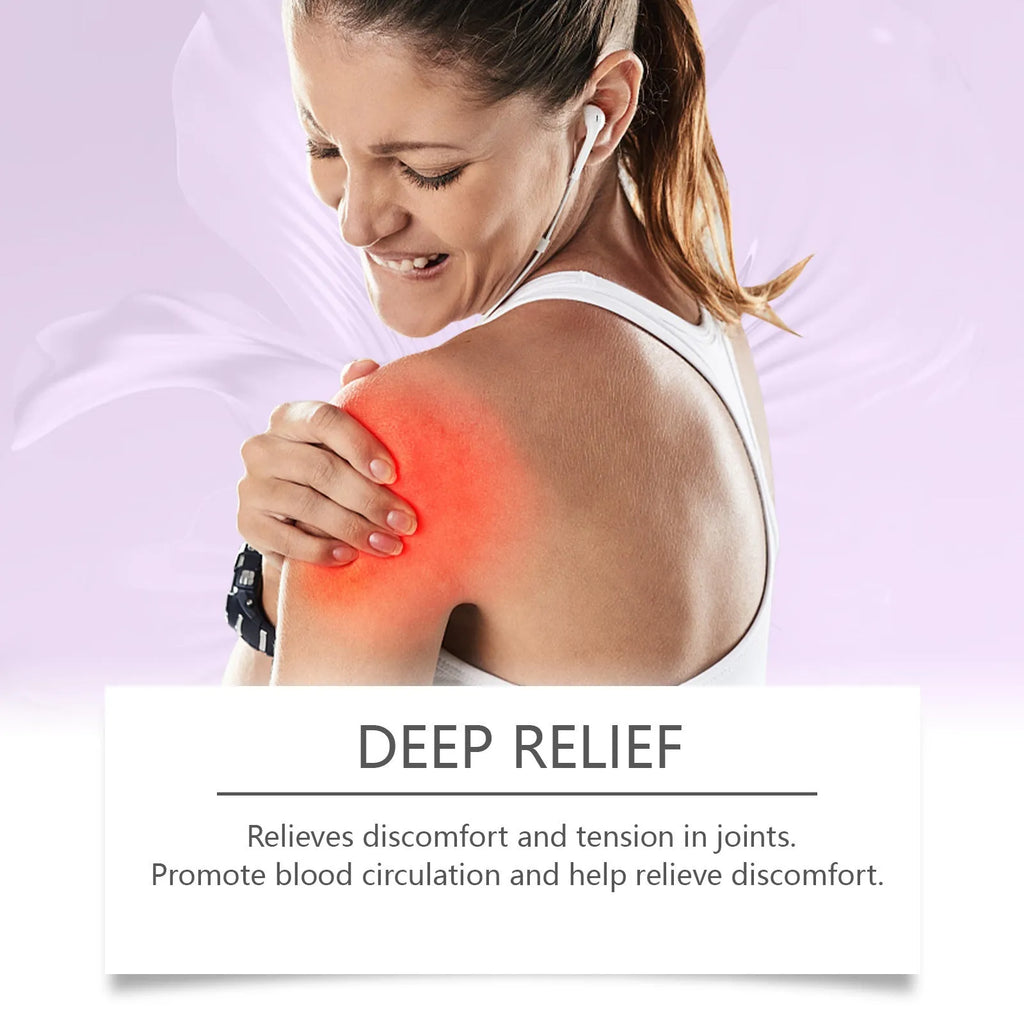 100g tube of body massage gel for joint and knee care on a plain background.