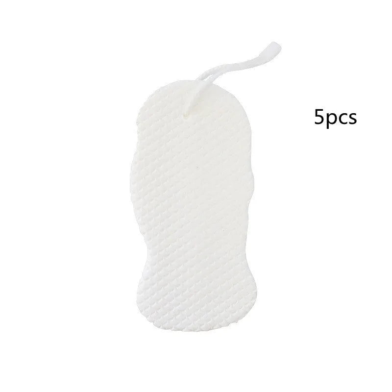 3D fish scale pattern bath sponge ball in white, grey, pink or light blue colours for gentle body exfoliation