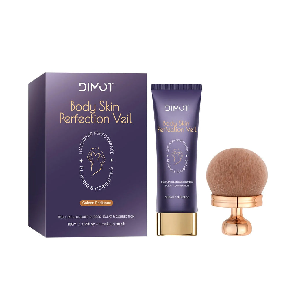108ml waterproof body concealer cream compact with integrated brush for tattoo and birthmark coverage.