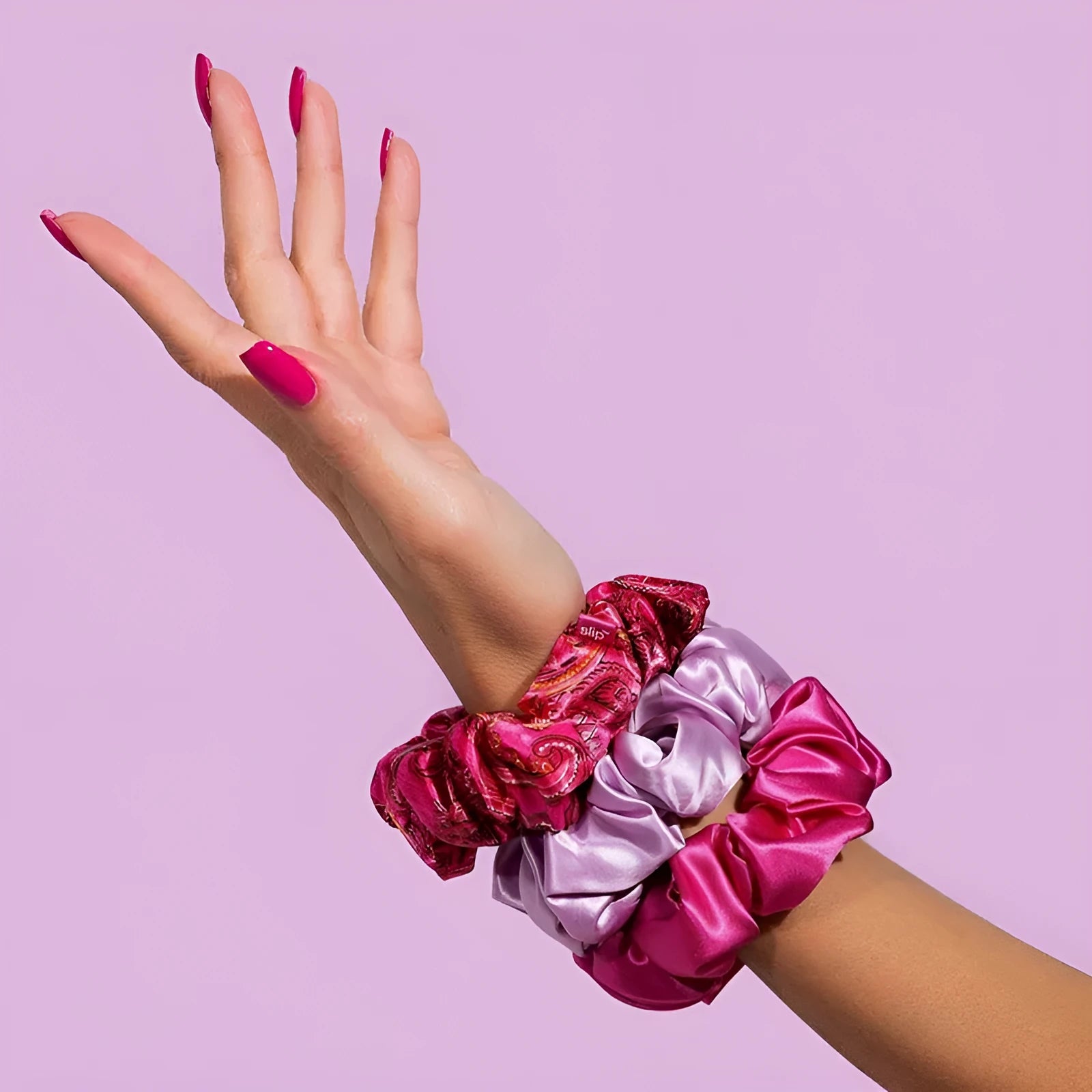 Mulberry silk women's hairband in simple style, available in 16 colours, size 7.5 x 7.5 x 6cm