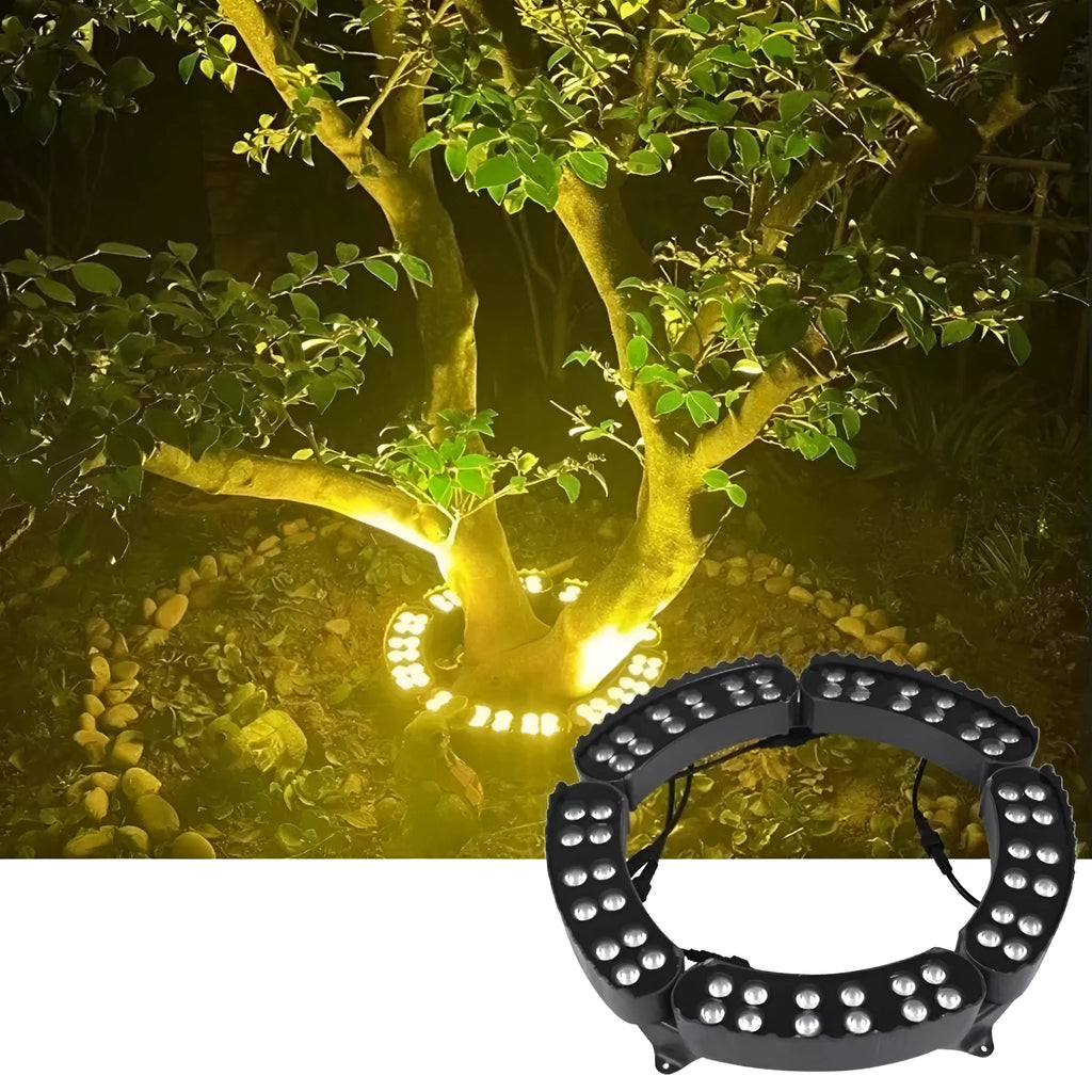 LED tree lamp with aluminium shell, IP65 outdoor rating, 22 x 7.5cm, five heads or six heads
