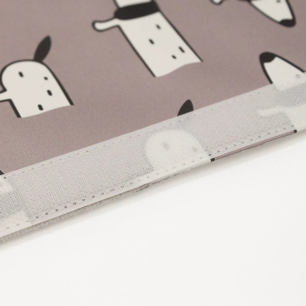 Cute Dachshund cartoon design artificial leather car seat belt shoulder cover.