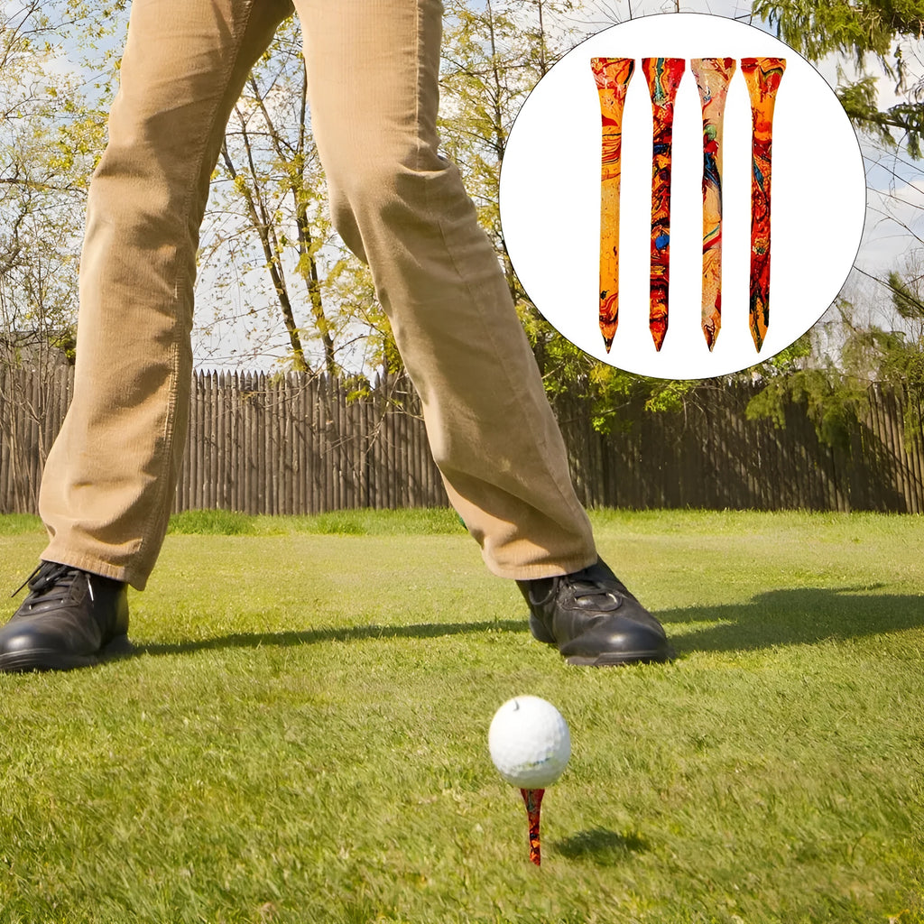 Colourful plastic golf ball holder accessories in a pack of 50 pieces for training