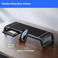 Multifunctional alloy laptop stand pad base folded black edition 410x200x75mm