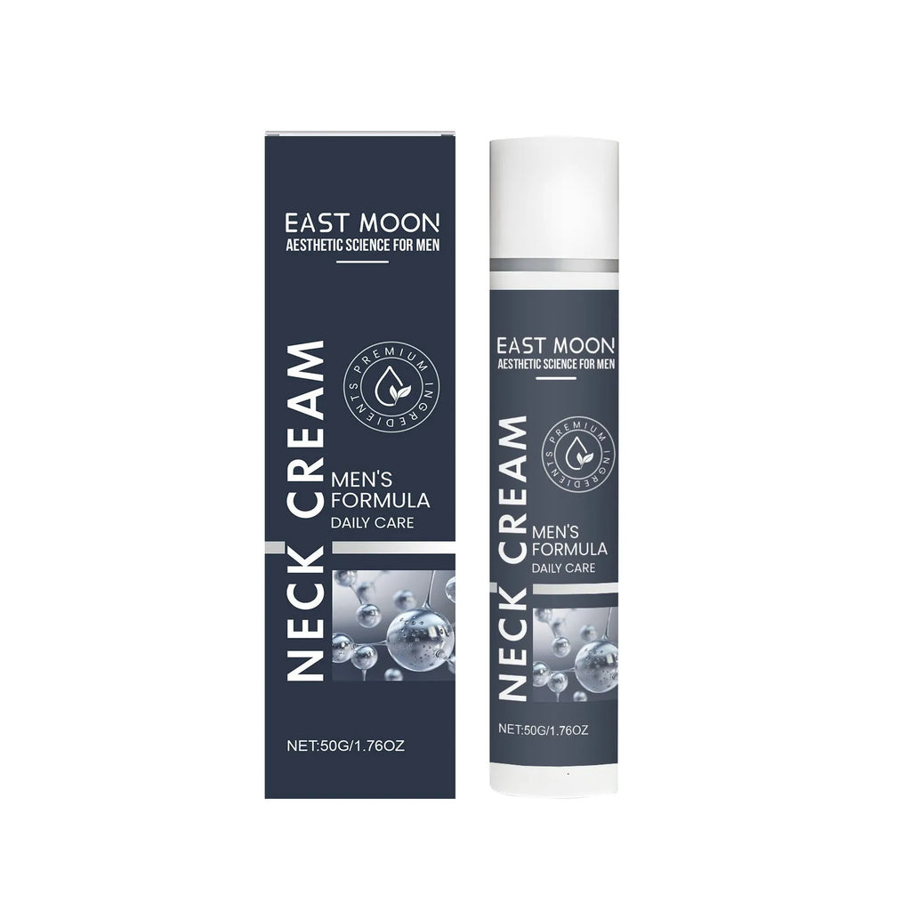 50g jar of men's neck cream with collagen and retinol for anti-wrinkle care
