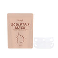 V-shaped single-use chin mask for targeted skincare application