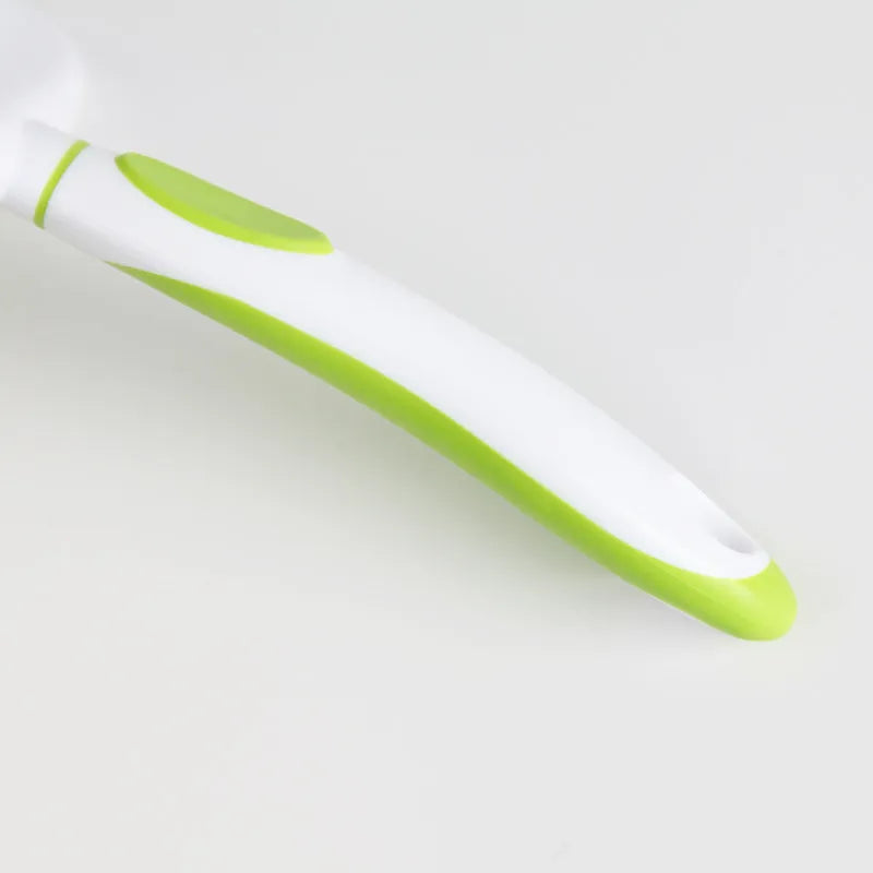 Mini plastic dusting brush and dustpan suit in small size with colour options cherry blossom powder, glacier blue, Nordic green, gray, blue white, and green white