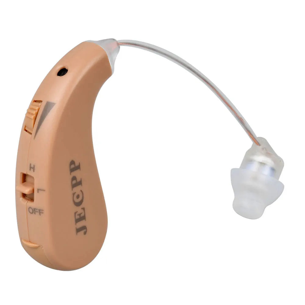 KXW210 UV Sterilization Hearing Aid Headset in skin colour with ear hook design and USB 3.0 interface