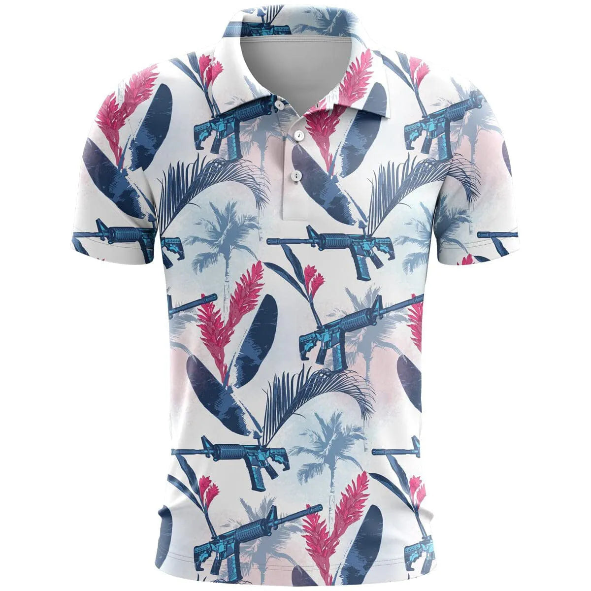 3D printed pattern on a loose fit short sleeve sports T-shirt made from bird eye cloth polyester.