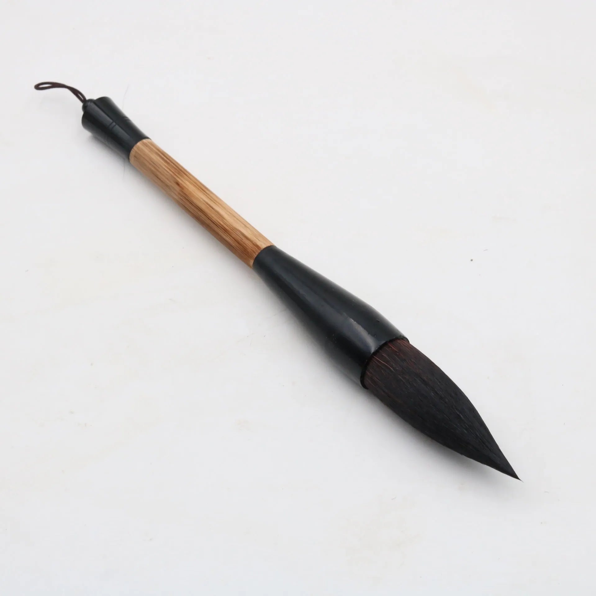 Traditional Chinese calligraphy brush for couplet writing with interchangeable Ma Zhu series brush heads