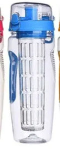 32oz fruit infusing water bottle with fruit infuser insert and leakproof cap