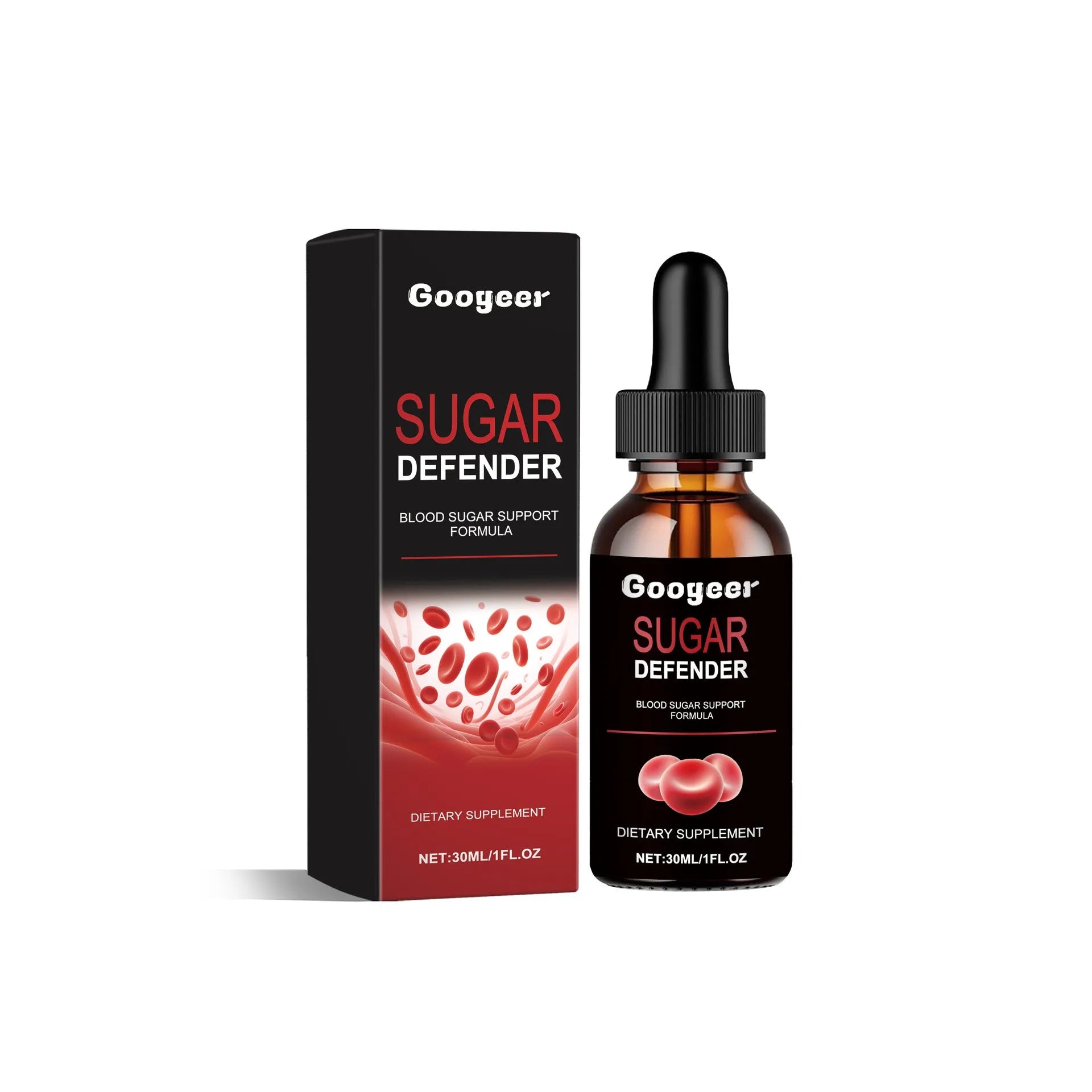 30ml bottle of Googeer Body Care Drops nutritional supplement