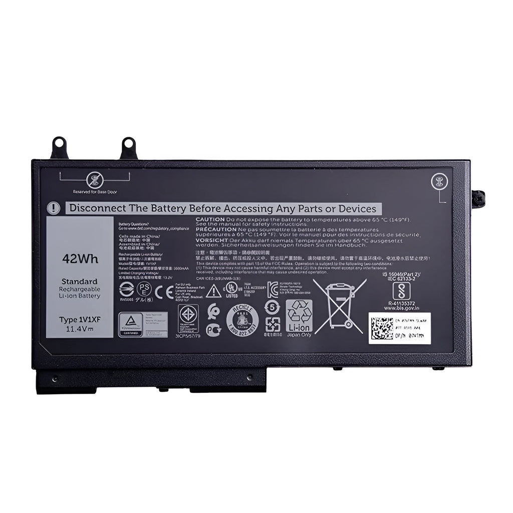 Dell laptop battery 5501 5401 1V1XF 42WH 11.4V built-in replacement