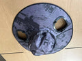 Men's grey solar fan cap with large sun-shading brim and removable cooling fan component