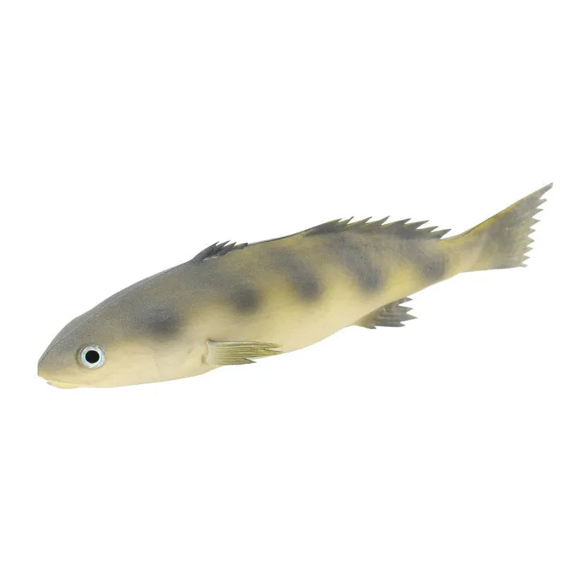 PU simulated fish ocean animal model toys ornaments showing yellow-fin tuna designs