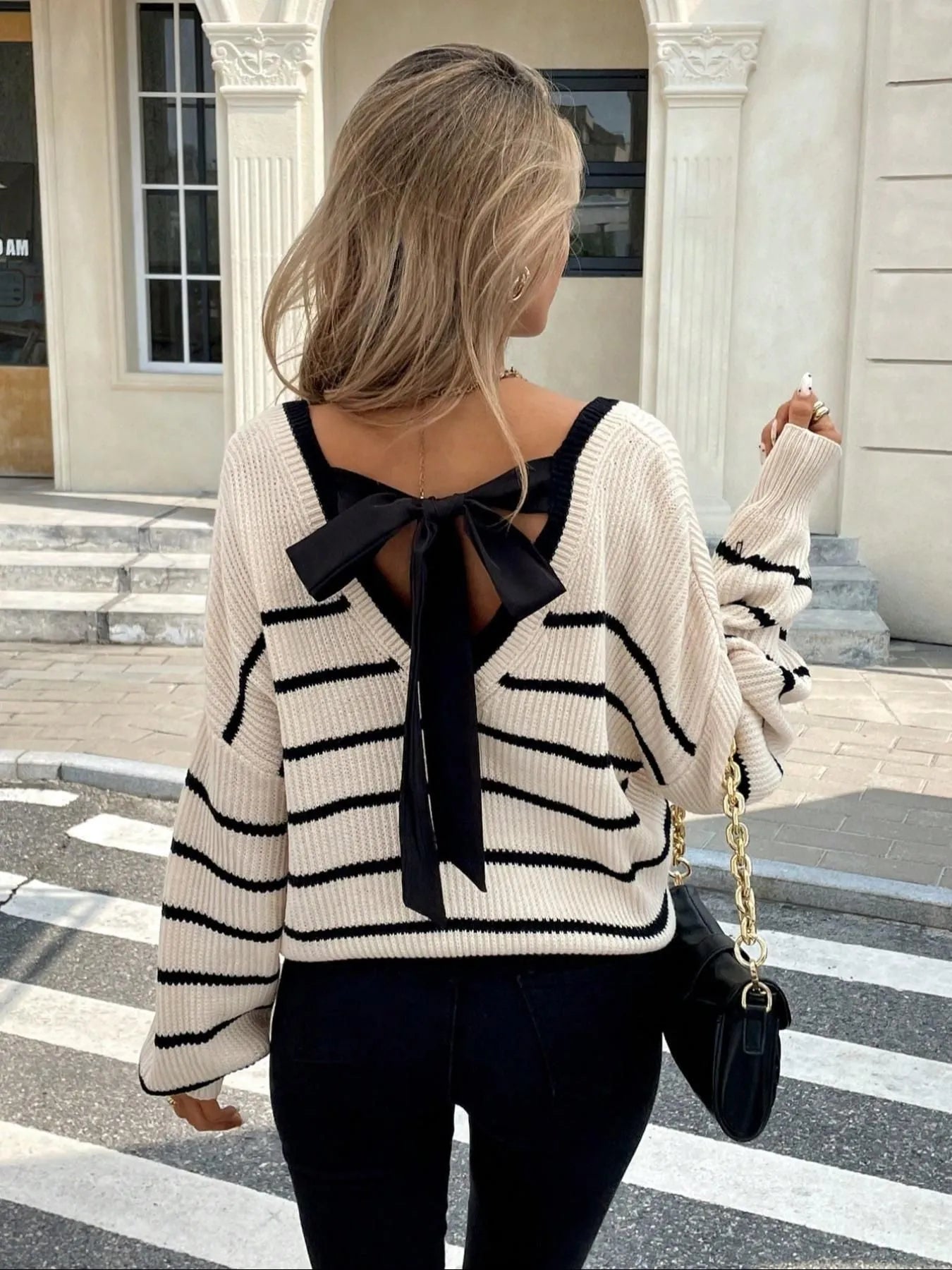 Apricot CR89031 striped loose fit pullover top for women plus size belly covering summer casual