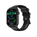 Z145 smart watch in black colour showing time display on its TFT touchscreen.