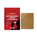 Anti Alcohol Patch pack of 6 patches with herbal extracts for hangover relief, showing product box