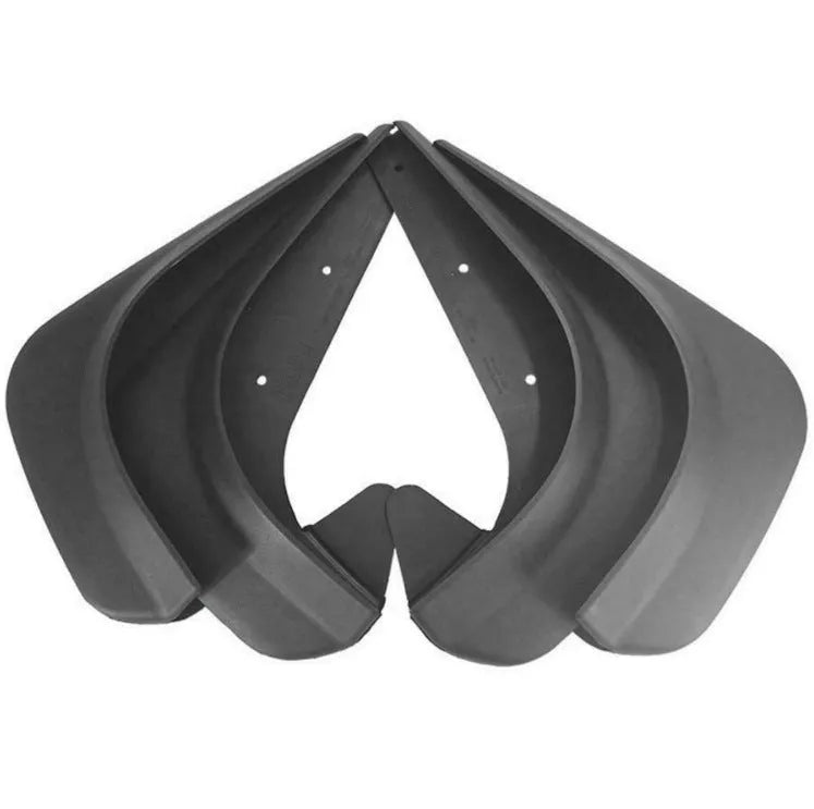 Black universal car mudguard splash board, plastic wheel cover fender, 25x22x7cm