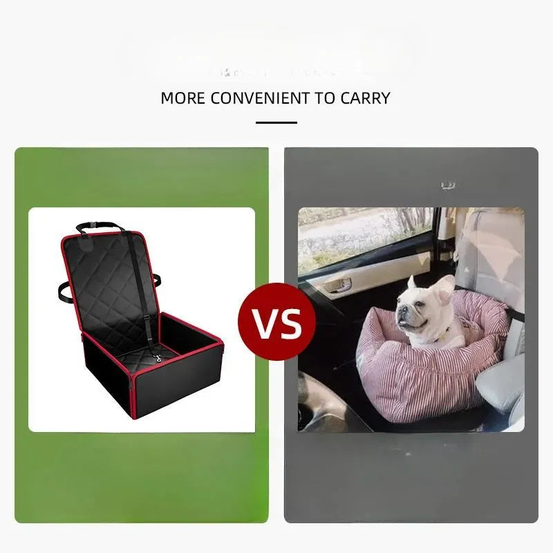 Big dog car pet pad on front seat with non-slip base and anti-dirt surface
