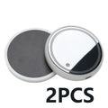 Colourful LED light-up coaster for car cup holder with USB cable and seven light colours.