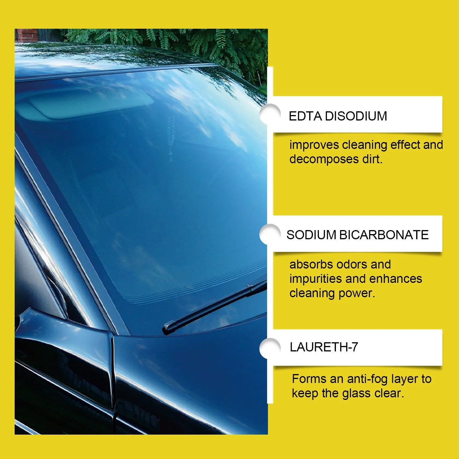 100ml Car Glass Cleaning Anti-fog Two-in-one spray bottle with trigger nozzle