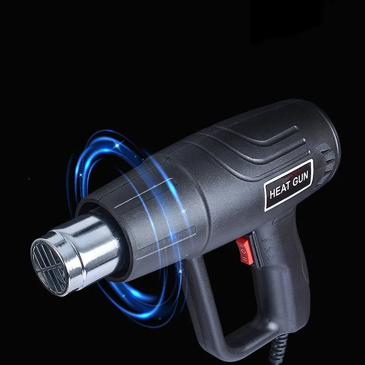 2000W industrial hot air gun with thermal insulation shell and grid air outlet.