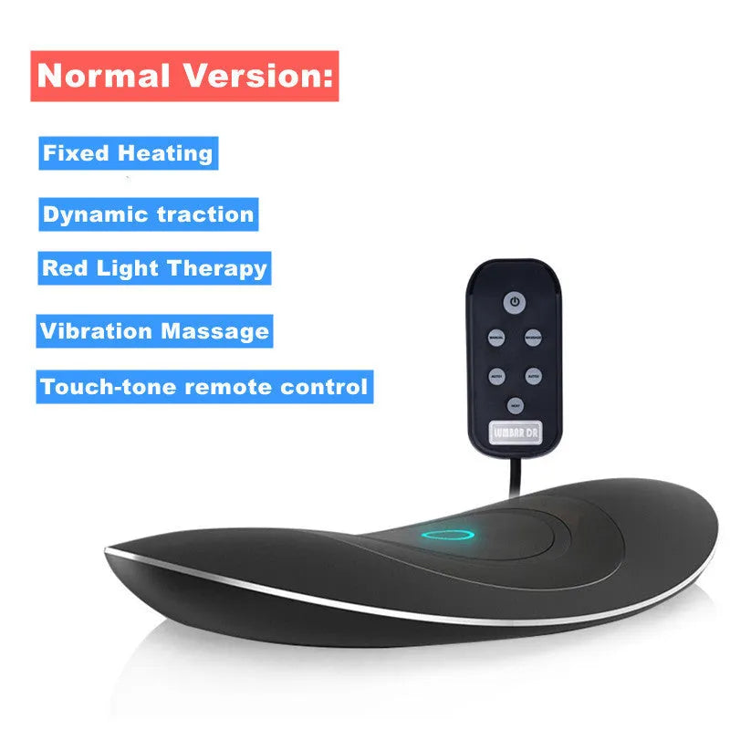 Waist massager JKAH-2 for lumbar traction and back pain relief, 40x20cm size, 12VDC