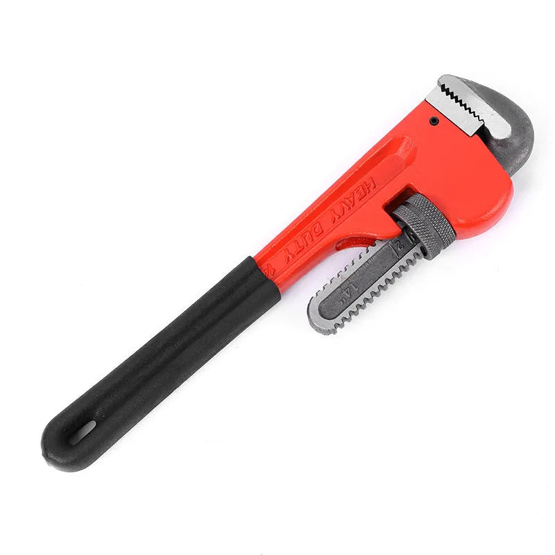 Heavy pipe tongs multifunctional hardware tools water pipe pliers 45# steel 10 inch 12 inch 18 inch set