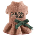 Pet warm berber fleece skirt in dark blue and pink colours with polyester construction