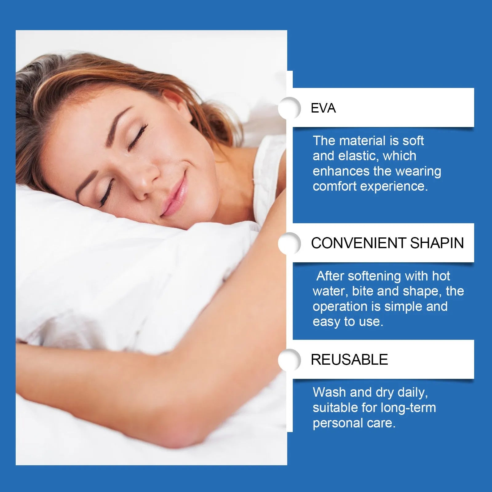 Anti-snoring nasal dilator device for gentle night-time breathing improvement