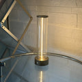 Modern rectangular USB-charged LED glass light strip with magnetic mount, dimensions 53mm by 234mm.