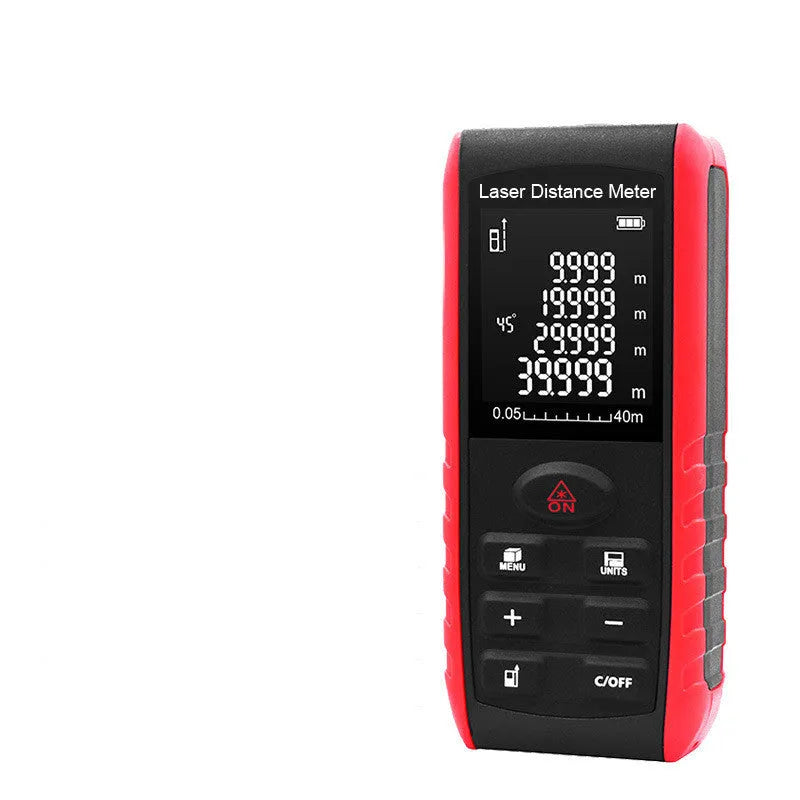 E Series handheld laser distance meter with infrared measuring capability for decoration projects
