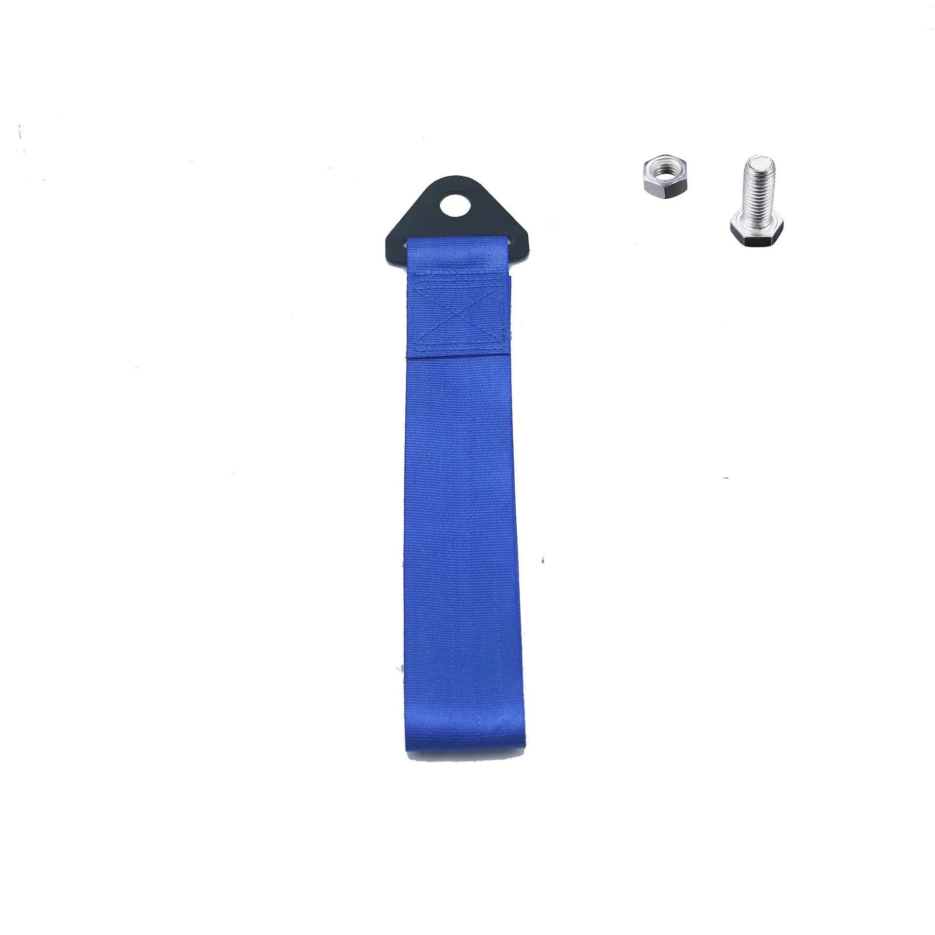 ABS nylon automotive trailer rope with front bumper ribbon in red, blue, purple, gold, or black colour options