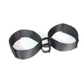 Black knitted belt adult strap appliance for intimate use scenarios