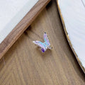 Copper insect ring with adjustable opening and drip-oil finish