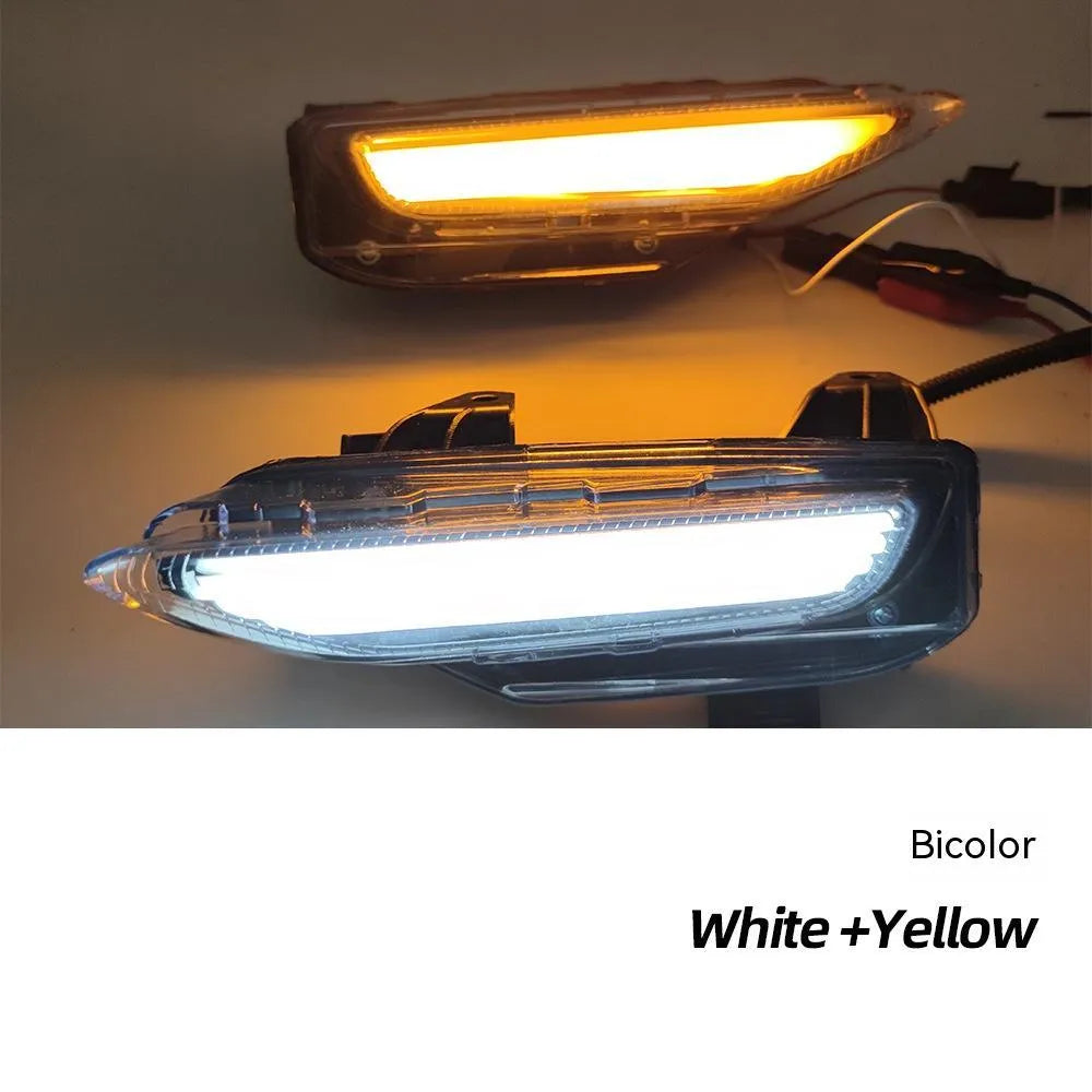 Infiniti Q50 Q70 front bumper LED daytime running lamp and turn signal light assembly