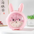 Pink and blue cartoon children's alarm clock with night light and musical alarm functions