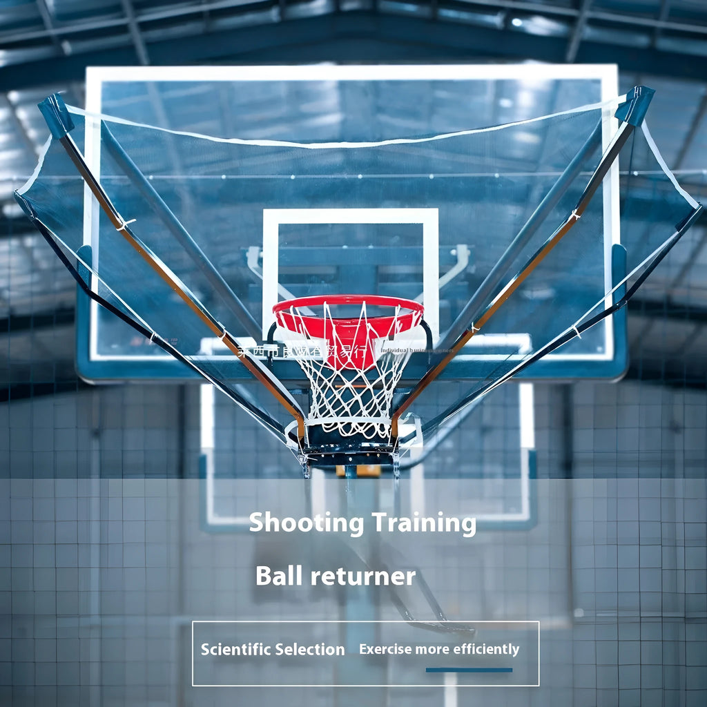Automatic basketball training ball return machine with cowhide and iron construction for solo pitching practice
